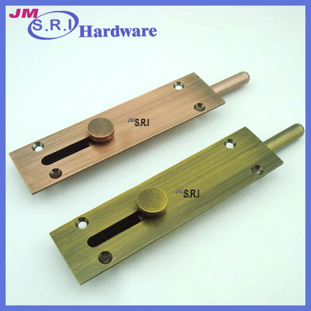 Classic style style product brass flush door bolt