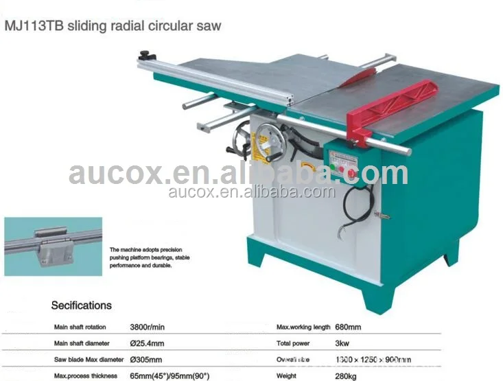10 inch sliding table saw for wood cutting machine circular saw for wood