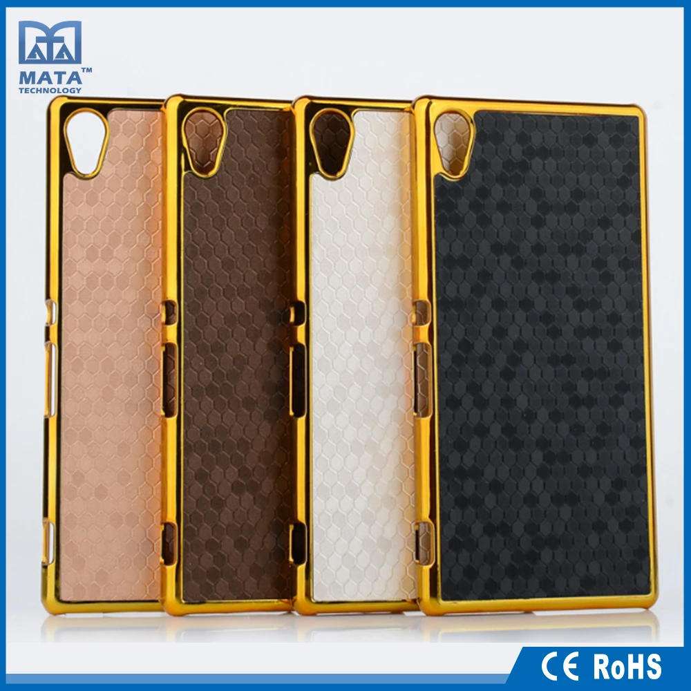 Custom High Quality Carbon Fiber Mixed Metal Phone Case for Sony Xperia Z5