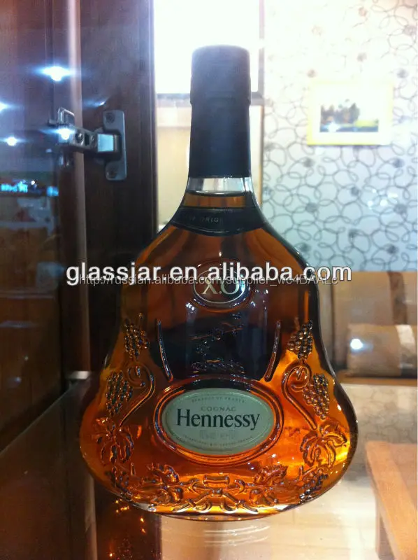 crystal vsop glass whiskey bottle