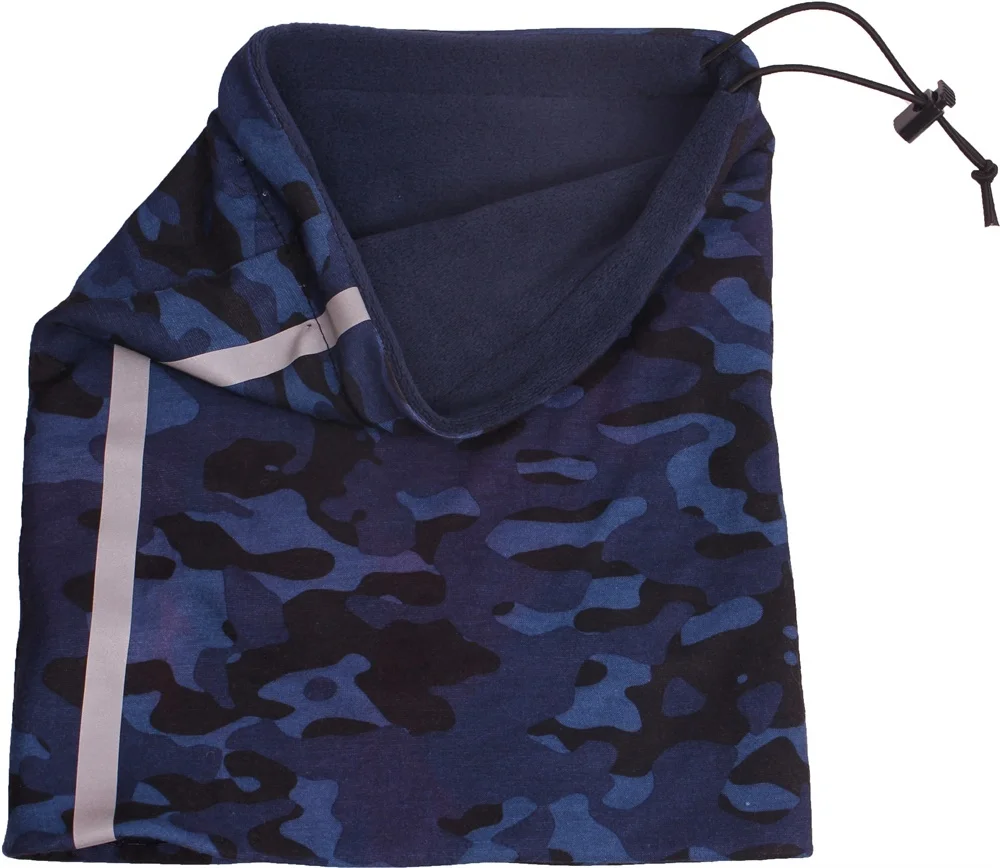 Новинка на заказ, зимний двухслойный Флисовый Шарф-труба из полиэстера с сублимационной печатью, снуд, бандана