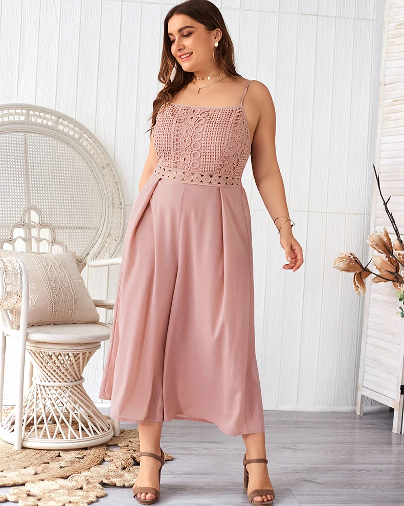 2022 new Sling dress Sexy and unrestrained Lace Siamese Party beach skirt Large size Vacation style dress