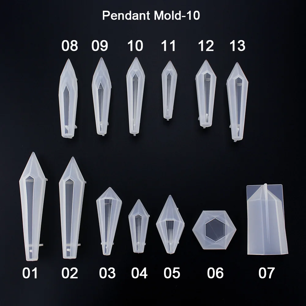 DIY Custom Silicone Jewelry Pendant Resin Mold For Craft