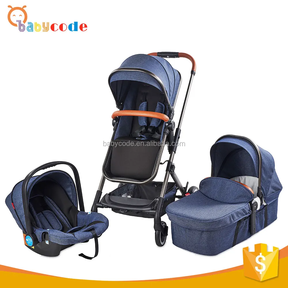 China 2020 wholesale 3 in 1 aluminum alloy baby car baby buggy stroller