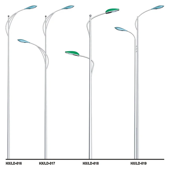 hot sales advertising street lamp flag banner pole/street lamp post vote /round conical taper street lighting pole