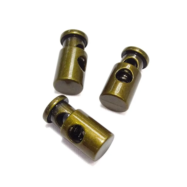 Популярный модный шнур, наконечник шнура из цинкового сплава, эластичный шнур с замком, пружинный шнур под заказ, Пробка шнура