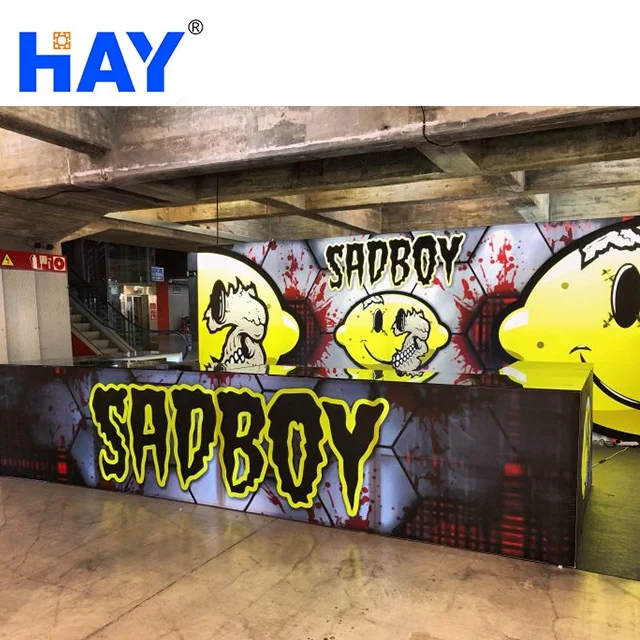 10ft Custom Design Backlit Lightbox Trade Show Display