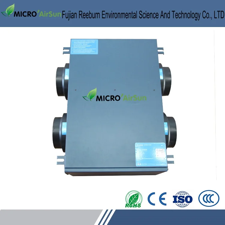 
Smoking room fresh air ventilation system with modbus controller 