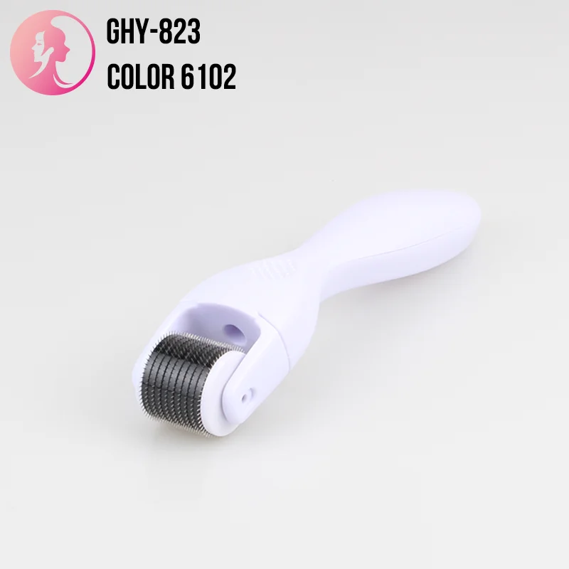 Factory gold golden handle color Body Medical sterilized packaging 600 needles derma roller