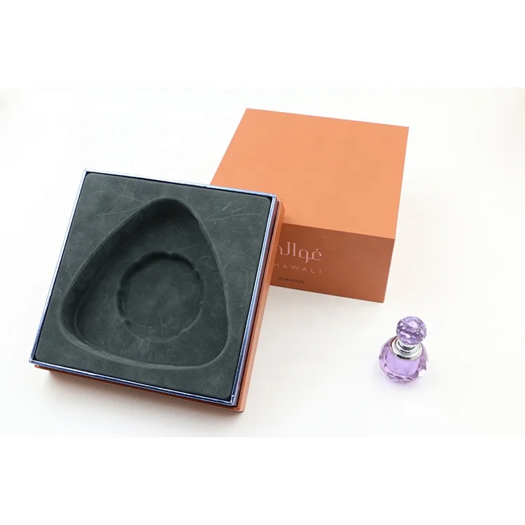 Custom Logo Cardboard Essential Oil Packaging Box Luxury Perfume Jar Gift Cosmetic Box with Embossed logo