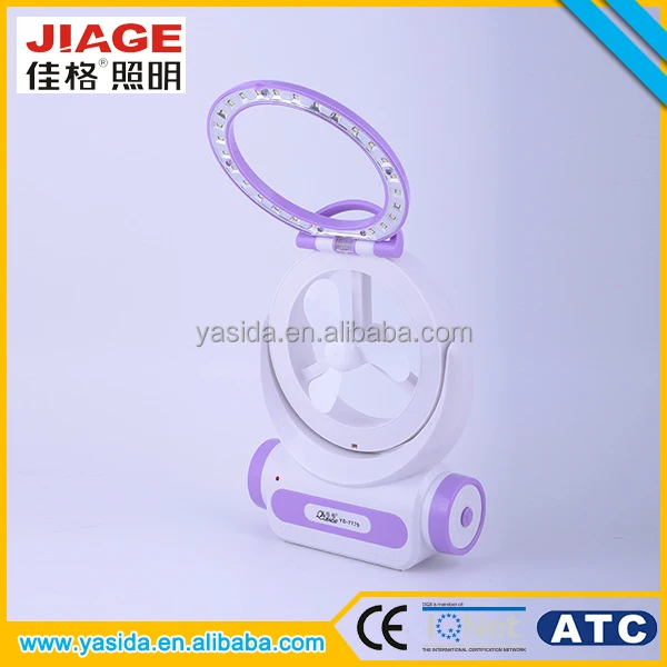 2022 Factory prices fashionable flexible rechargeable led working table lamp with fan