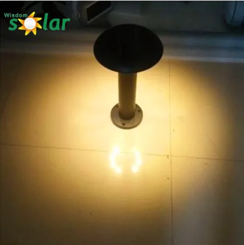 solar cell lamp bollard light garden solar lights 2-in-1 waterproof outdoor lamparas solares de led