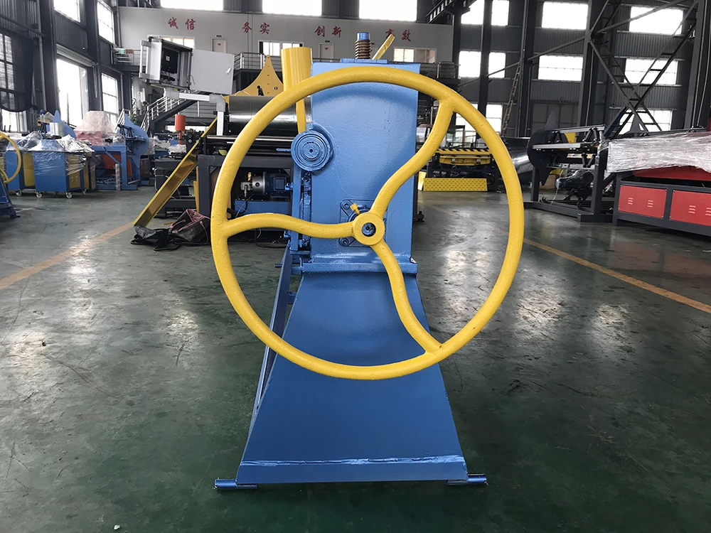 
WS-1.5*2500 hvac duct Round air pipe ventilation sheet metal folding machine manual for sales 