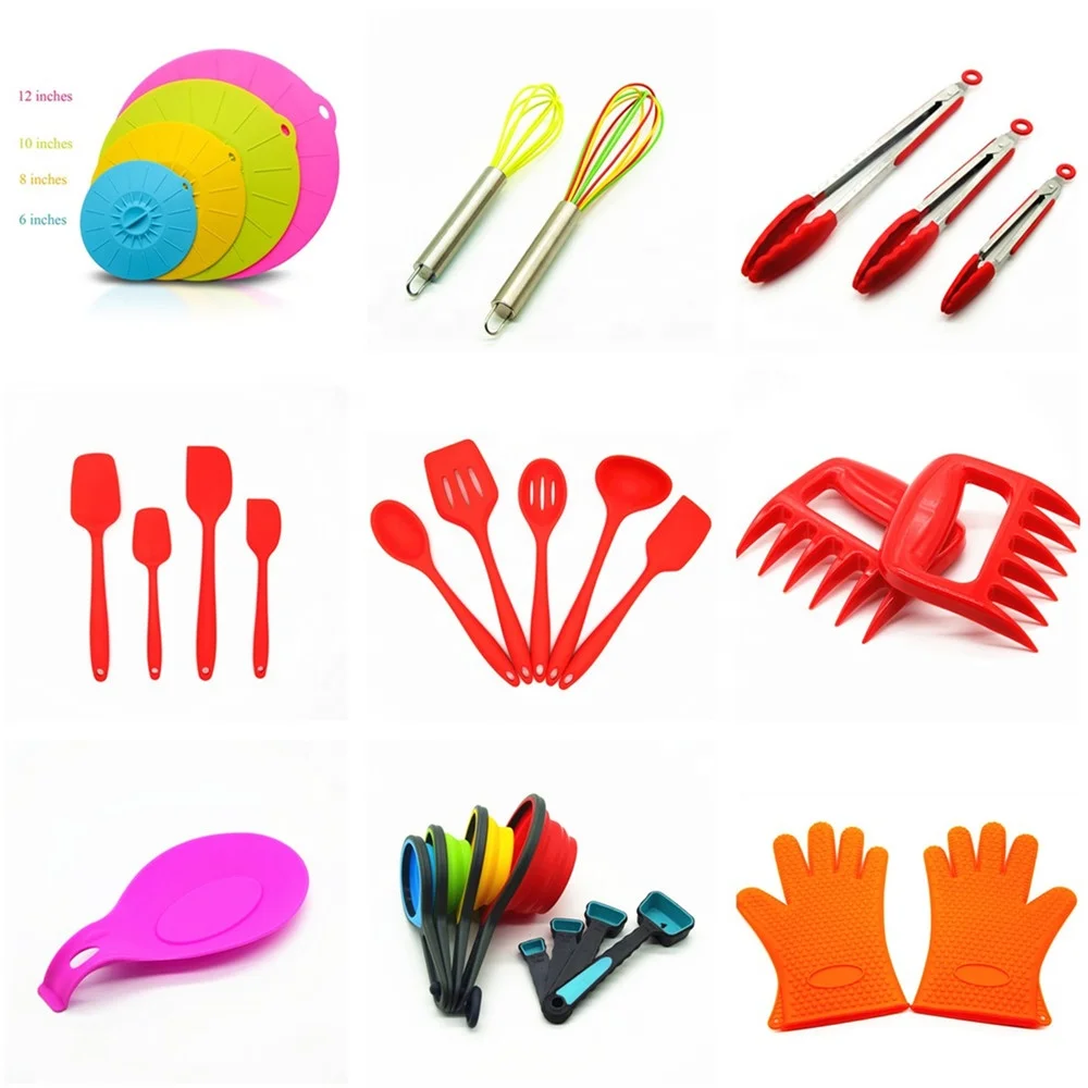 Benhaida Leakproof Keep Fresh Silicone Suction Food Bowl Covers Pot Lid Set of 4