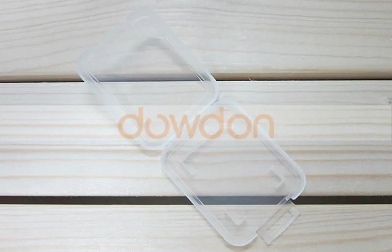 Semi Transparent Thin Mini 64G SD Memory Card Packaging Box
