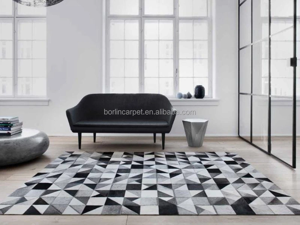 Tibetan Wholesale Cow Hide Large Rugs For Living Room