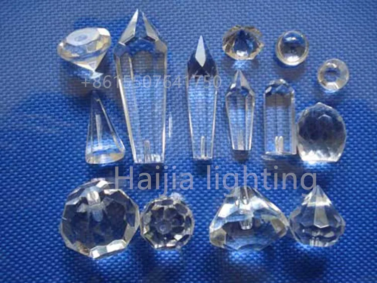 Factory wholesale luxury high quality fiber optic chandelier crystal ball end fitting