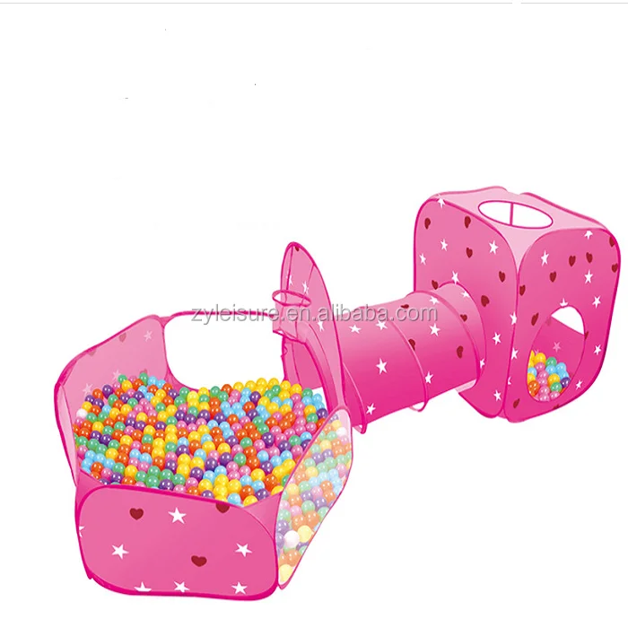 wonderful 3 in 1 multiple game kid play tent/portable children play tent kids playing ball pool tunnel tent/kids foldable house