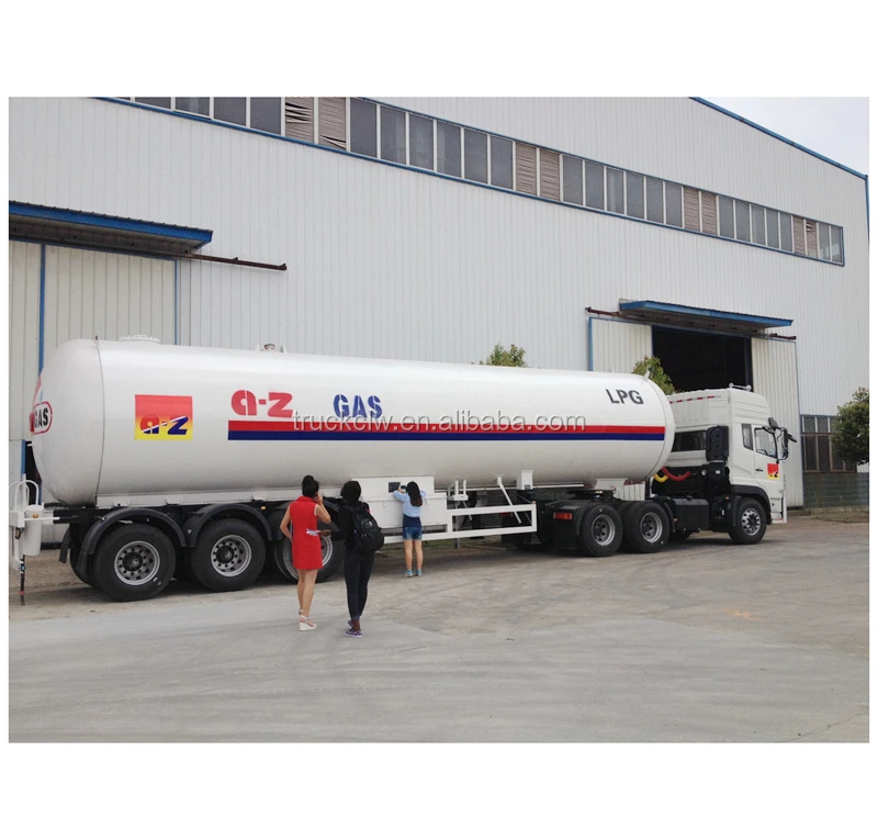 3 оси 56000L Автоцистерна для сжиженного нефтяного газа/Автоцистерна