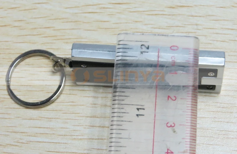 Green/Red/Blue/Orange/Yellow/Black Color Mini Pocket Keychain Light ABS Torch Keyring LED Bright Torch Light