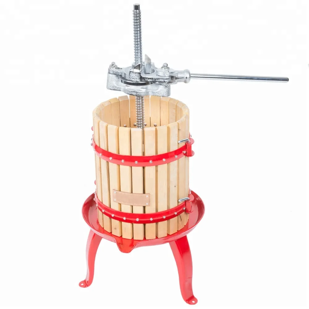 
Manual Fruit Press Wine Grape Apple Cider Juice Press 
