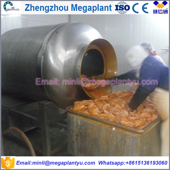 Stainless steel meat chicken vacuum tumbler mixer machine for sale