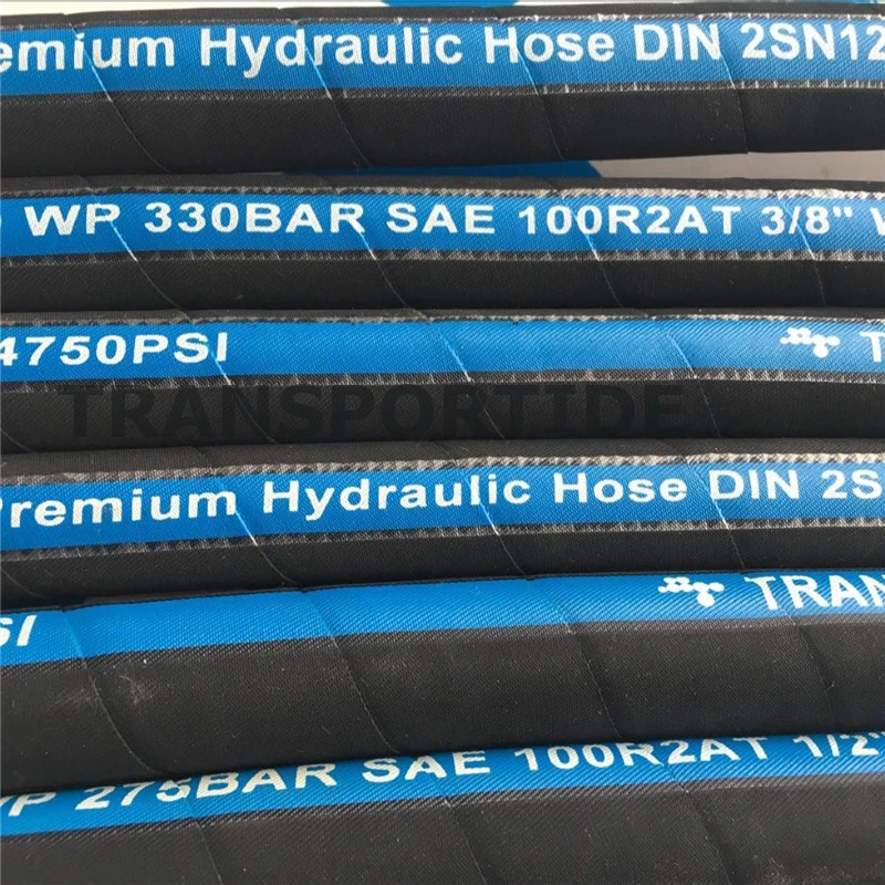 Factory Rubber Hydraulic Hose R2/2SN 3/8' 1/2' 3/4'