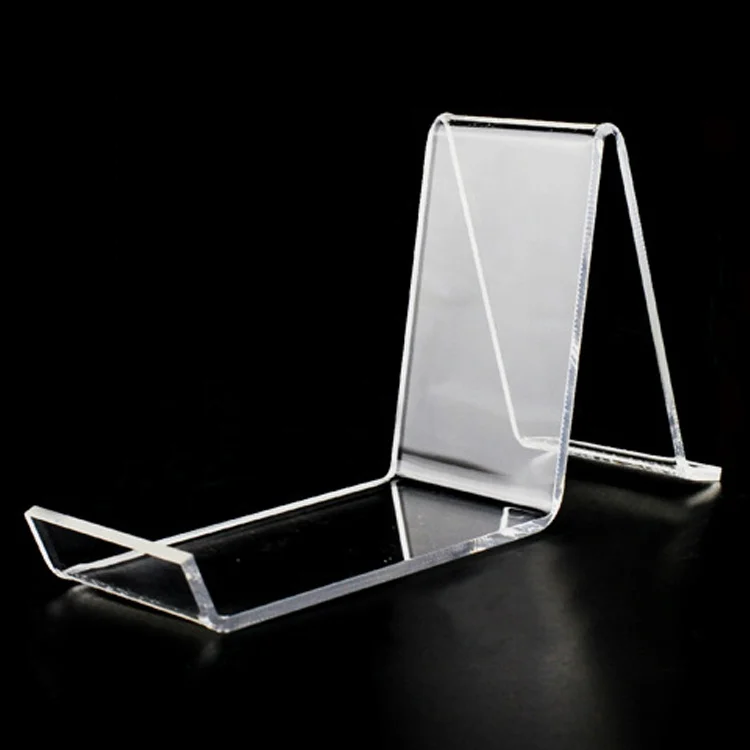 Factory supply high quality acrylic shoes display stand clear table top acrylic shoes holder acrylic display