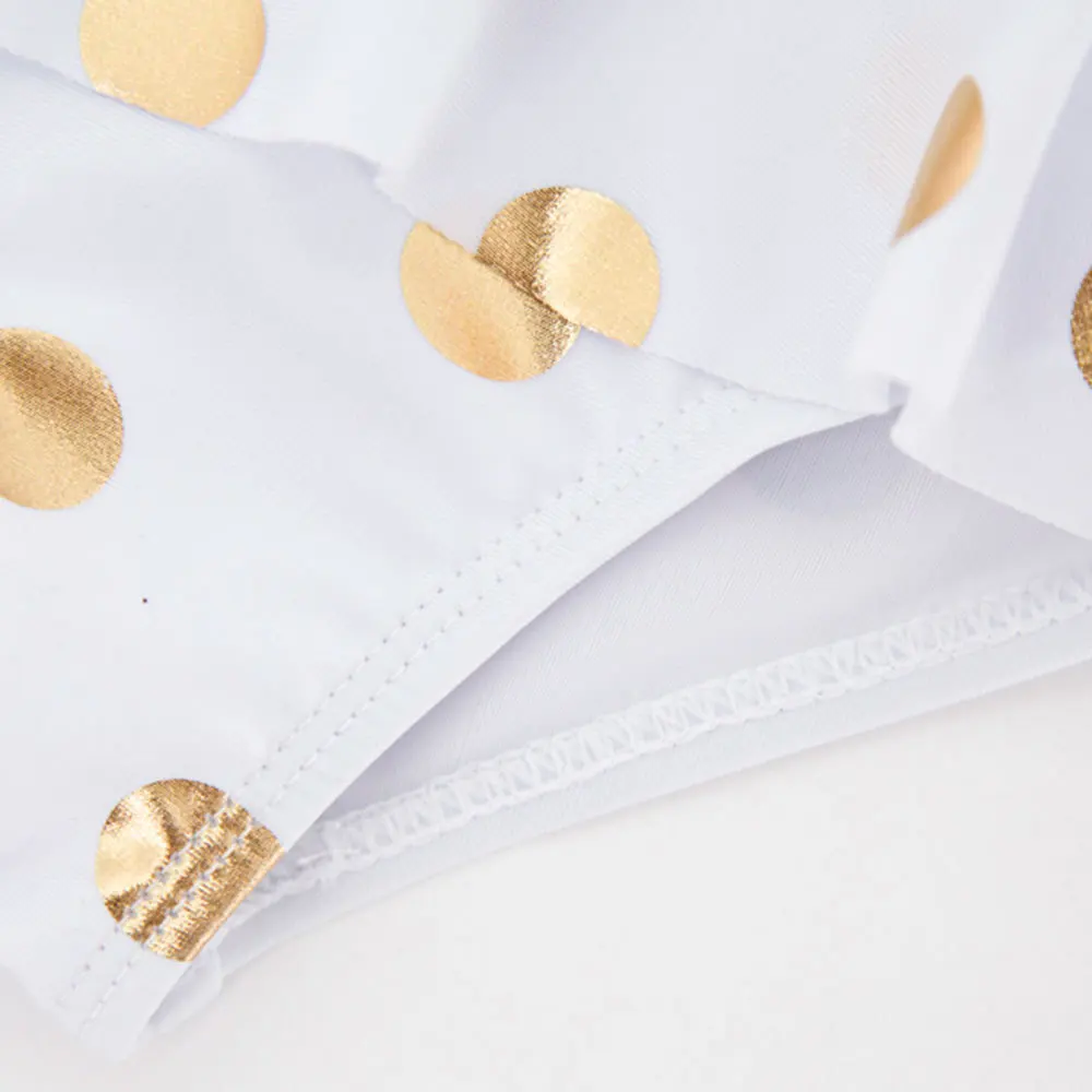 Factory Wholesale Fashion Children White Color Swimwear Bikini Very Young Models Girls Bathing Swearsuit For Princess Kids