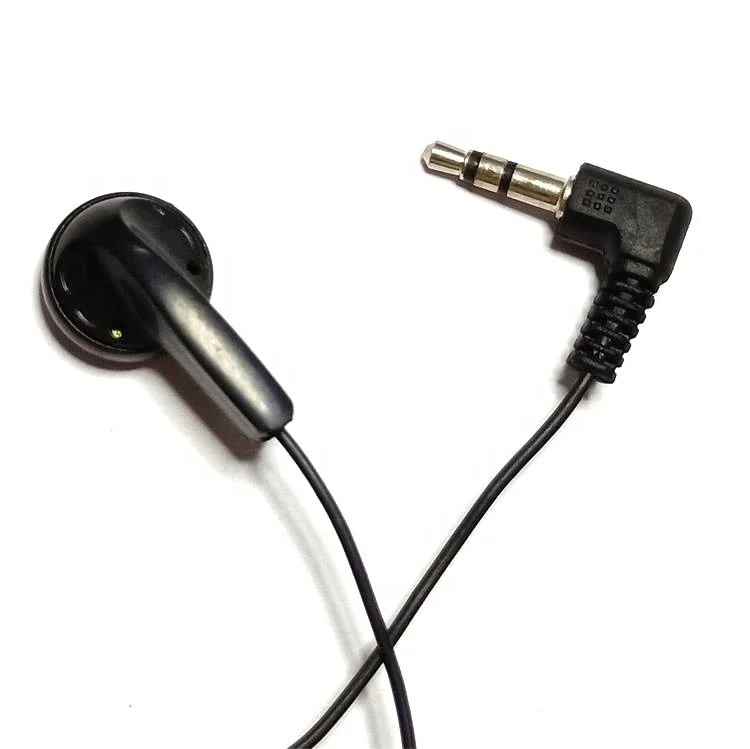 Very cheap price 3.5mm one ear earplugs single side disposable mono earphones for single use