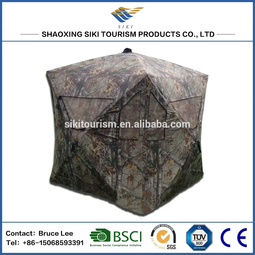 
Brickhouse Ground Hunting Blind in xx Hub Style Pop Up Hunting camo tent 