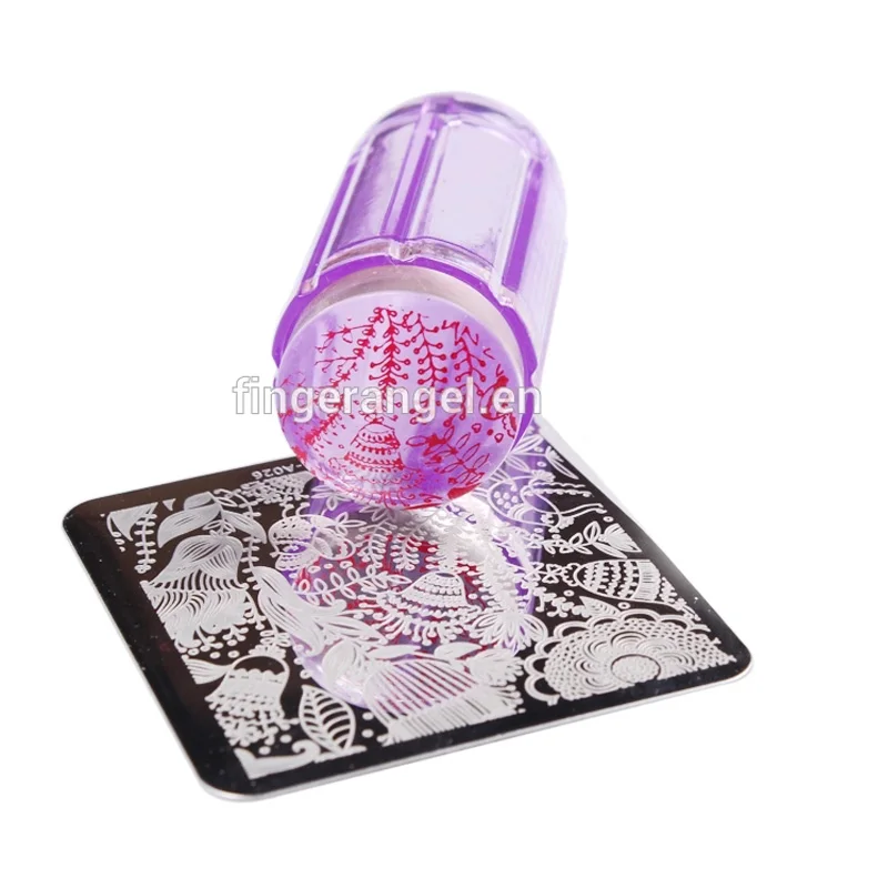 2.8CM Transparent Silicone Jelly Nail Art Stamper