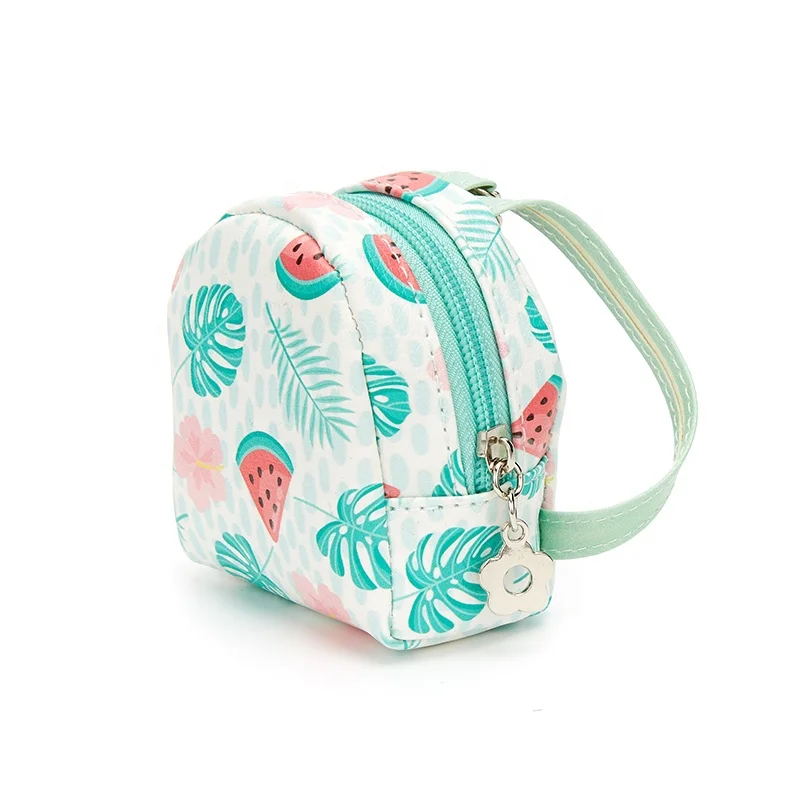 Новый Кошелек для монет из натуральной кожи, рюкзак, стильный кошелек для мелочи на молнии, мягкий кожаный кошелек для мелочи, мини-размер