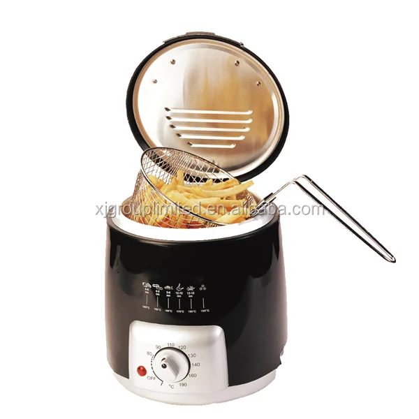 Deep Oil Mini Electric Fryer High Quality Family Kitchen Mini Electric 840w 0.9L oil capacity Deep Fryer