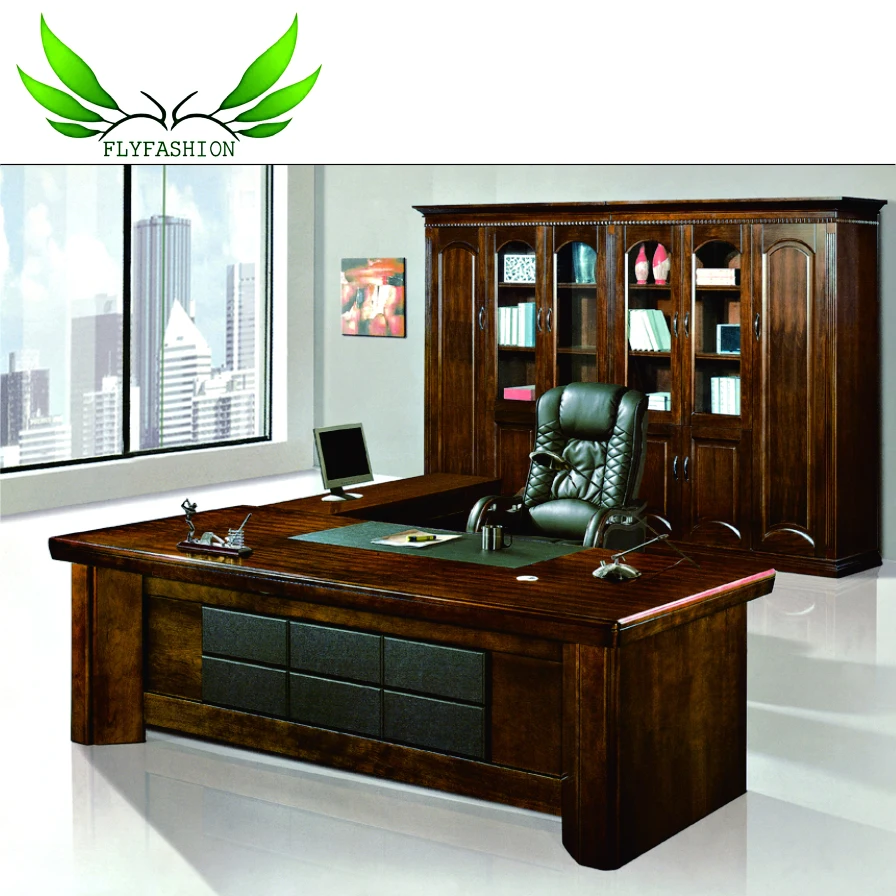 luxury design office furniture antique vintage wooden desk executive table manager boss table