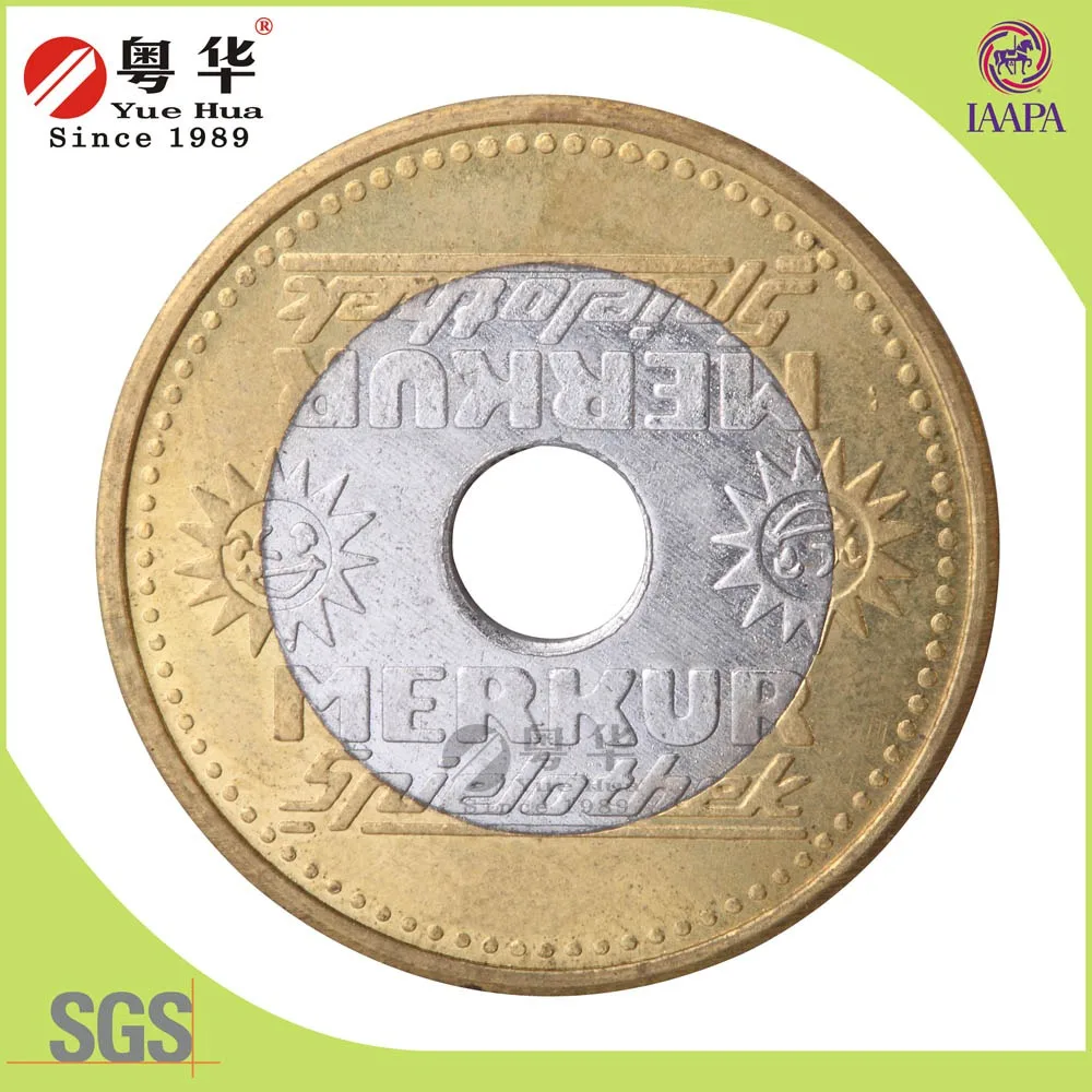 
Drinking gold Mid-hole Token 