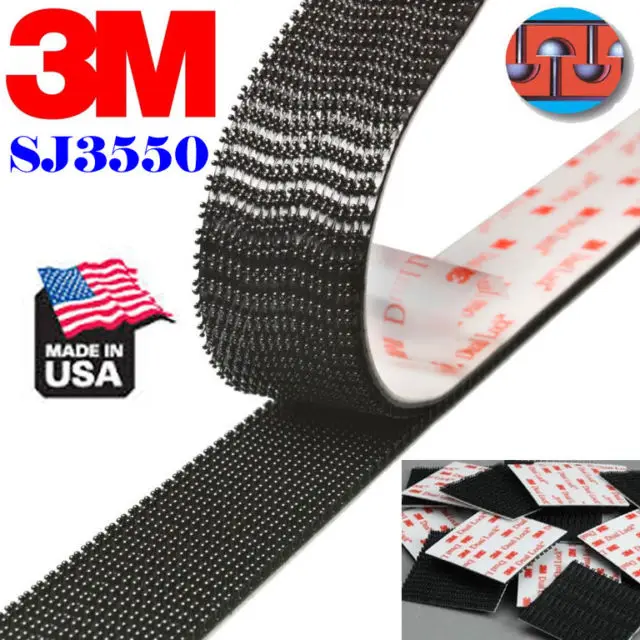 
Genuine 3M SJ 3551 dual lock, adhesive rubber adhesive tape 3M Dual Lock Recloseable Fastener 3M SJ3551Type 400, size 1in x 50yd 