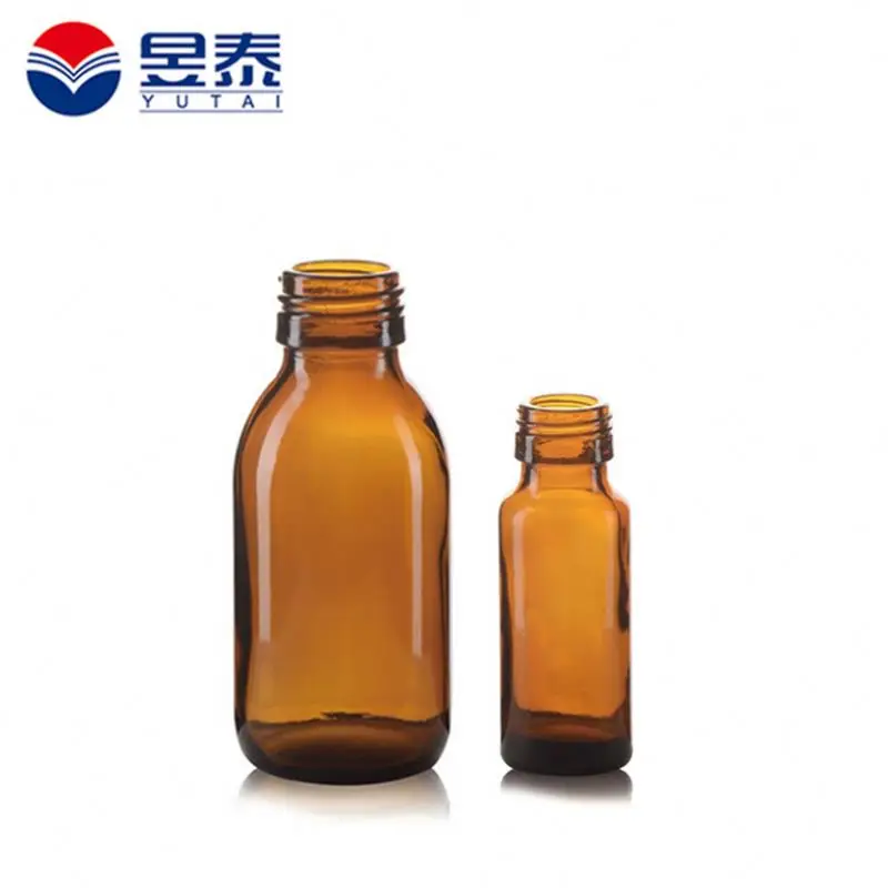 
Customized Expectorant Cough Syrup Glass Bottle Cough Syrup Bottle 