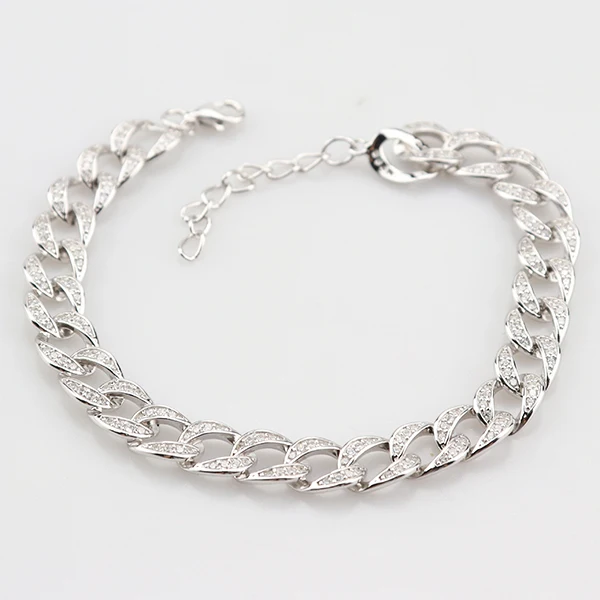 Fashion design bracelet jewelry 925 silver bracelet italy hand chain for men