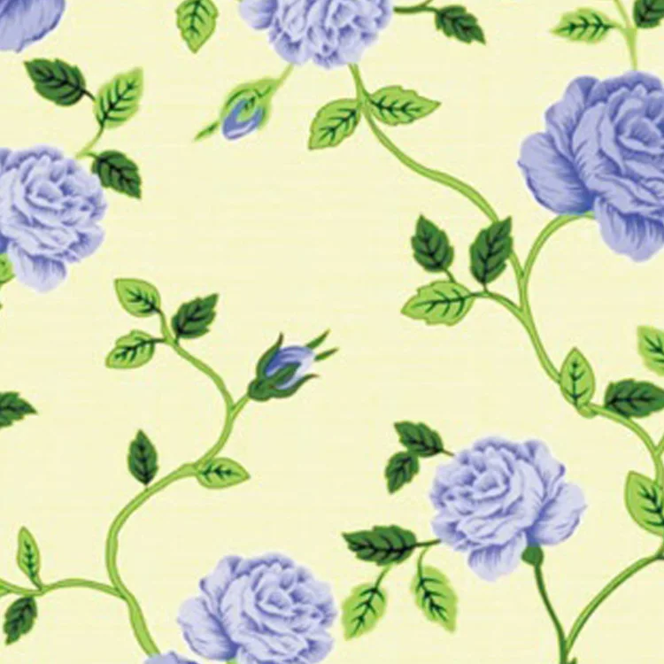 PVC home decorative flowers printed vinyl adhesive film rolls for kitchen