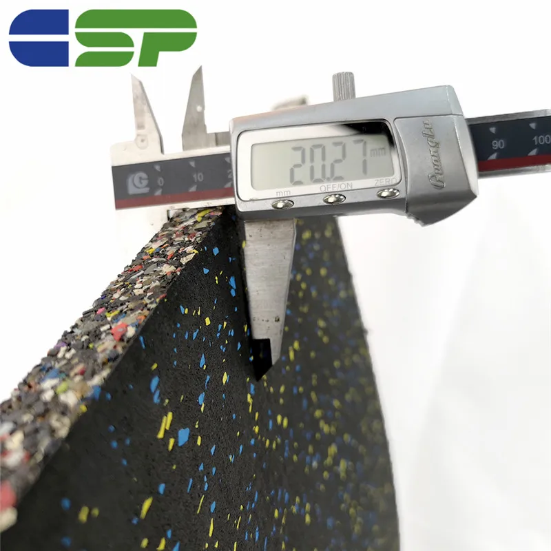 
Elastic Shock absorbent rubber tile floor --- Ideal for high impact uses 