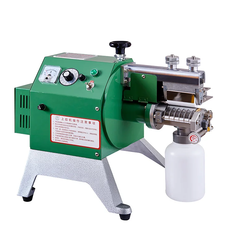 
High Efficiency 100mm speed-adjustable Sealed speed regulating gluing machine 