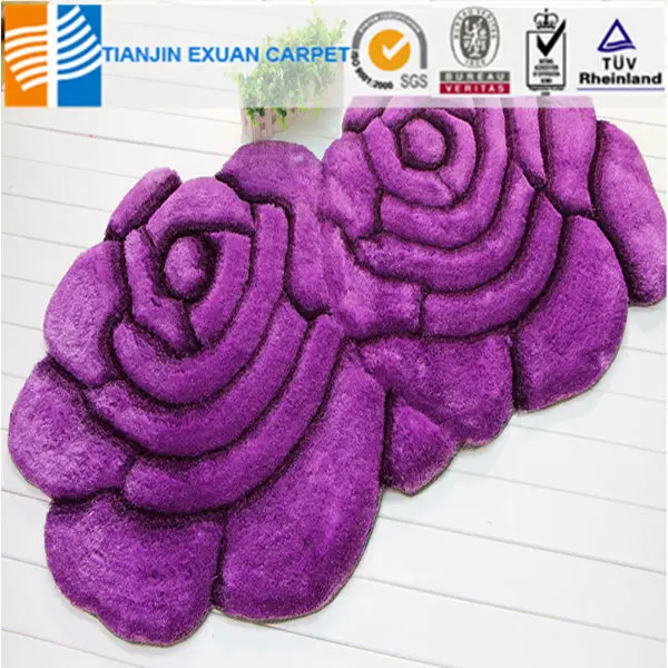 rose стидь полиэфир лохматый цветка ковер