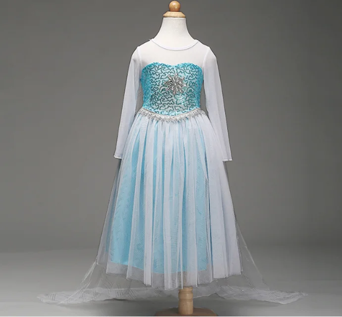 
classic nice party dress frozen elsa girls dresses 