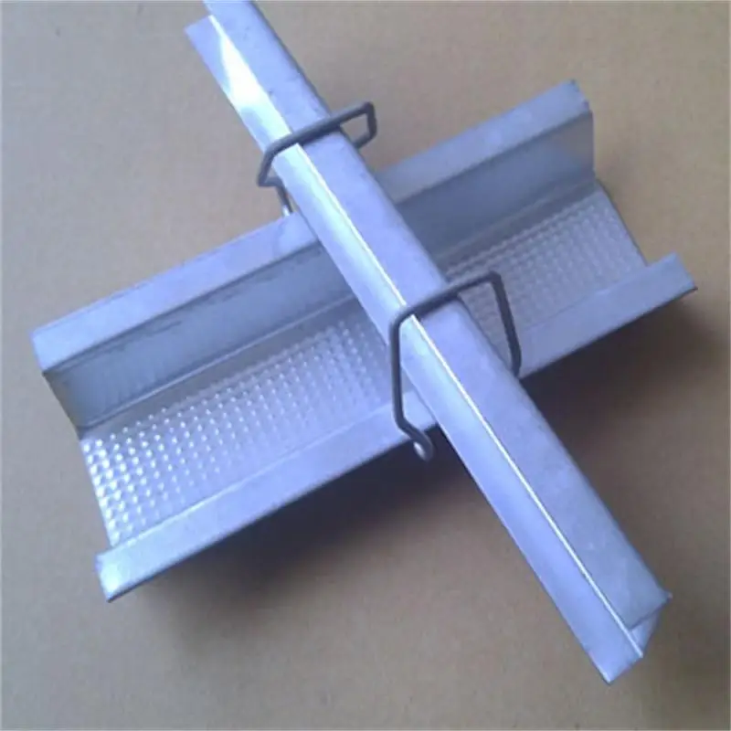 Gypsum board steel frame carrying channel