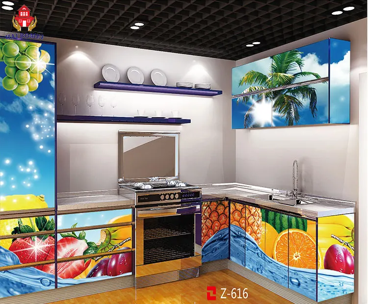 Кухонные шкафы Китай дешевые l-образные модульные кухонные