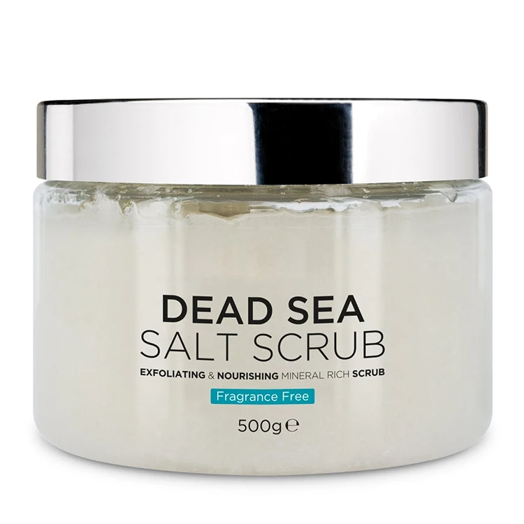 OEM 100% Natrual Dead Sea Salt Body Scrub Cream For Body Exfoliating Skin Smoothing