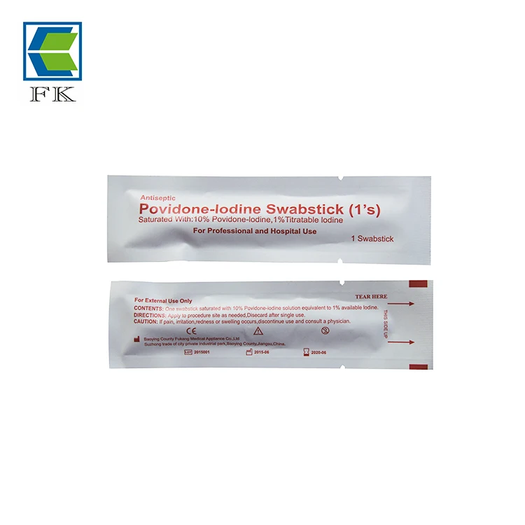 
Povidone Iodine Cotton SwabStick 
