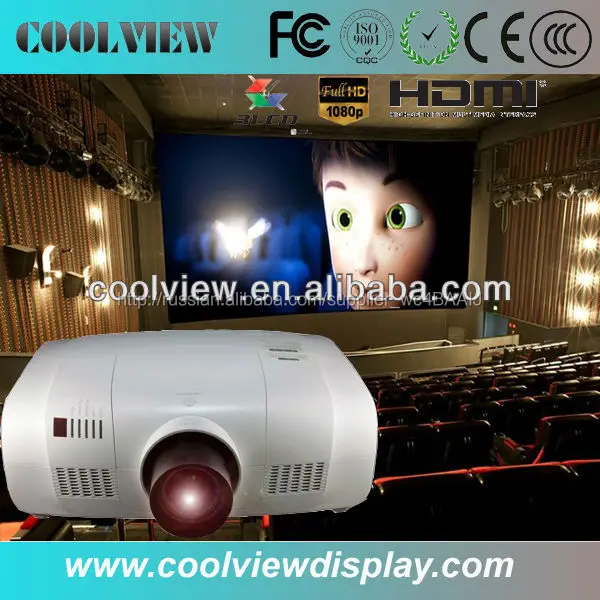 высокая яркость 10000 люменов Full HD 1080p открытый проектор