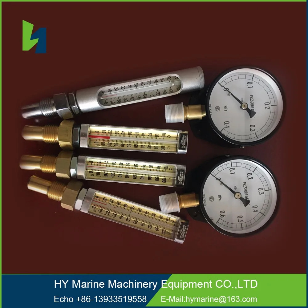 Marine Pressure Gauge for Man B&W L21/31 Ship Engine Parts